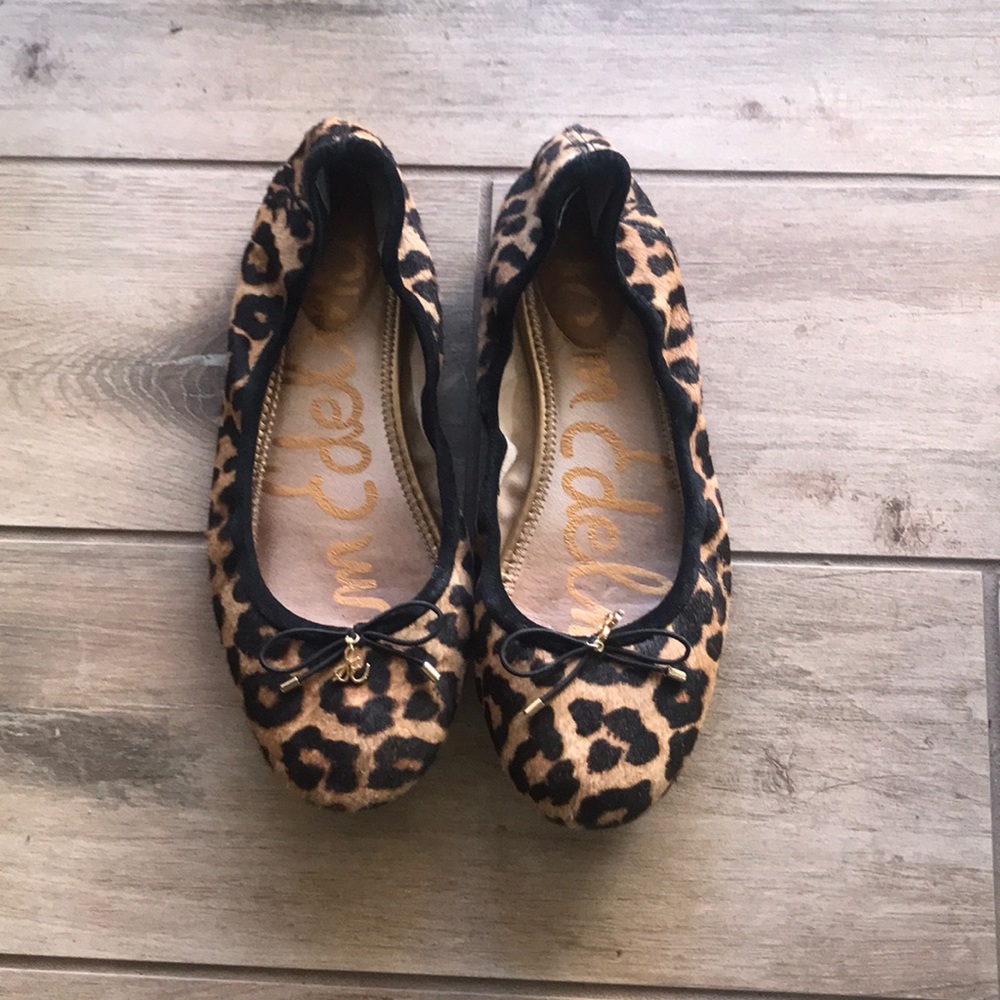 Sam edelman leopard flats